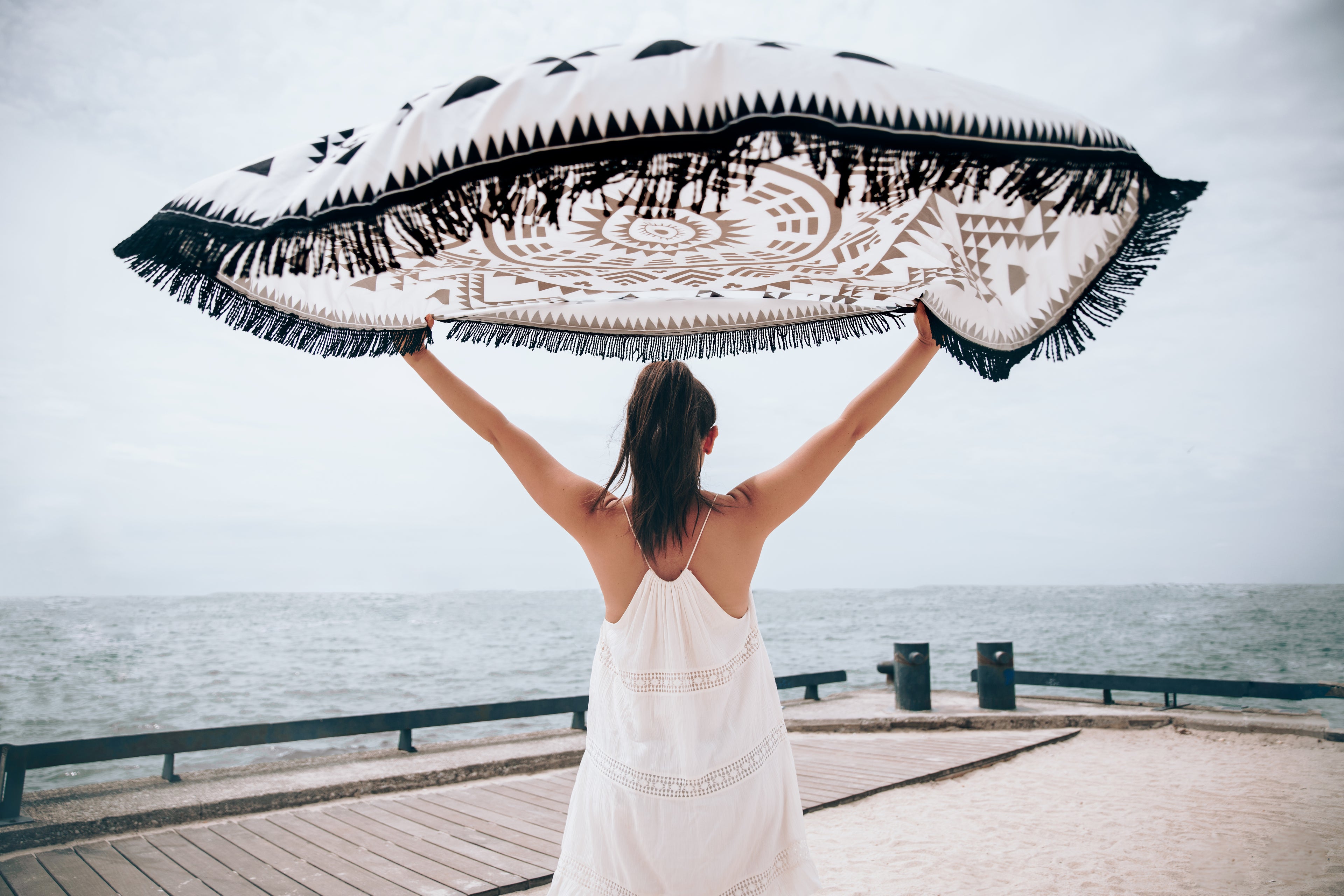 women-wearing-LWDress-At-The-Beach